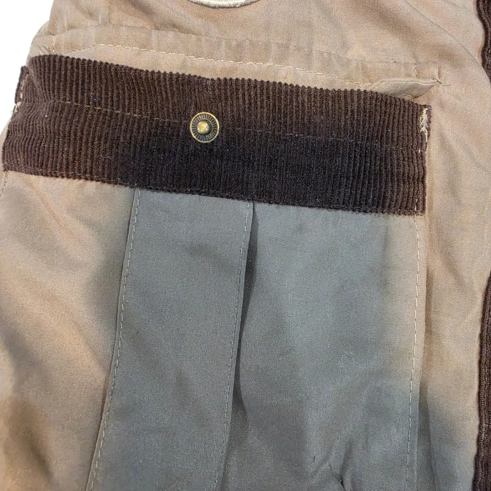 OshKosh B'gosh Parka Jacket Boys 6 Tan Flannel Lined Hooded Excellent B216JS2-SA
